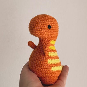 Horgolt Dino Trex, Játék & Sport, Plüssállat & Játékfigura, Más figura, Horgolás, MESKA