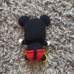 Horgolt Mickey egér - játék & sport - plüssállat & játékfigura - más figura - Meska.hu