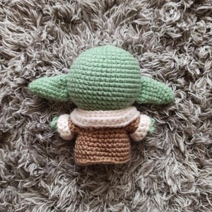 Horgolt Baby Yoda - játék & sport - plüssállat & játékfigura - plüss mesefigurák - Meska.hu