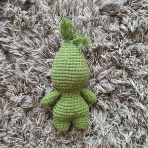 Horgolt Grinch - karácsony - karácsonyi lakásdekoráció - karácsonyi manók, figurák - Meska.hu