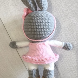 Horgolt Nyuszi - játék & sport - plüssállat & játékfigura - nyuszi - Meska.hu