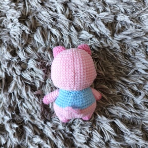 Horgolt malac - játék & sport - plüssállat & játékfigura - malac - Meska.hu