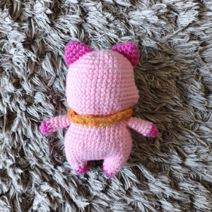 Horgolt malac - játék & sport - plüssállat & játékfigura - malac - Meska.hu