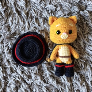 Horgolt Csizmás Kandúr, Játék & Sport, Plüssállat & Játékfigura, Más figura, Horgolás, MESKA