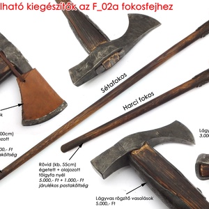 Kovácsolt acél kanász fokos, [F_02a] - otthon & életmód - ház & kert - szerszám & eszközök - Meska.hu