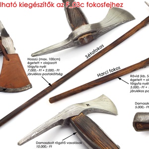 Damaszkolt székely fokos, [F_03c] - otthon & életmód - ház & kert - szerszám & eszközök - Meska.hu