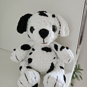 Horgolt dalmata kutya, Játék & Sport, Plüssállat & Játékfigura, Kutya, Horgolás, MESKA