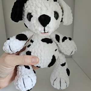 Horgolt dalmata kutya - játék & sport - plüssállat & játékfigura - kutya - Meska.hu