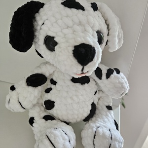 Horgolt dalmata kutya - játék & sport - plüssállat & játékfigura - kutya - Meska.hu