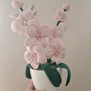 Horgolt orchidea cserépben - otthon & életmód - dekoráció - virágdísz és tartó - cserép & kaspó - Meska.hu Horgolt orchidea cserépben - otthon & életmód - dekoráció - virágdísz és tartó - cserép & kaspó - Meska.hu