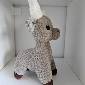 Horgolt kecske - játék & sport - plüssállat & játékfigura - más figura - Meska.hu