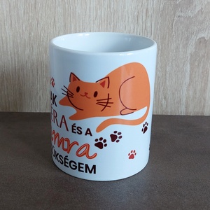 Bögre - kávé és cica - otthon & életmód - konyhafelszerelés, tálalás - tálalás - bögre & csésze - Meska.hu