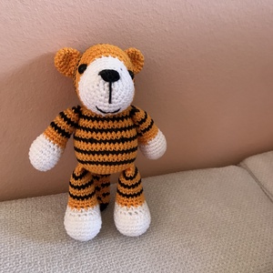 Horgolt, amigurumi tigris - játék & sport - plüssállat & játékfigura - róka - Meska.hu