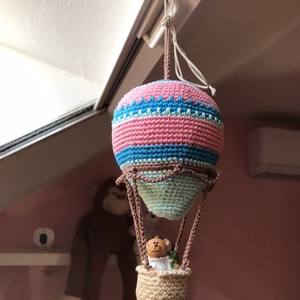 Amigurumi horgolt h�légballon - otthon & életmód - babaszoba, gyerekszoba - babaszoba, gyerekszoba - Meska.hu