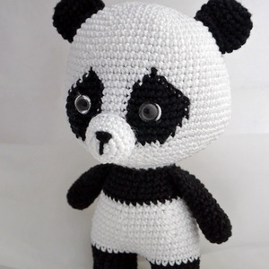 Horgolt Amigurumi Panda - játék & sport - plüssállat & játékfigura - maci - Meska.hu
