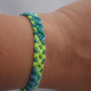 Csomózott karkötő, Ékszer, Karkötő, Fonott karkötő, Csomózás, MESKA