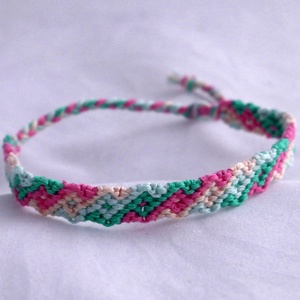 csomózott karkötő - ékszer - karkötő - fonott karkötő - Meska.hu