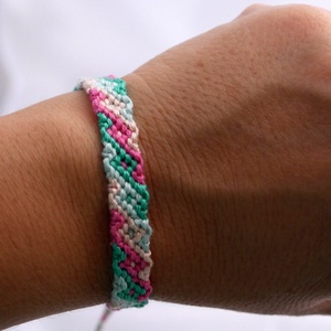 csomózott karkötő, Ékszer, Karkötő, Fonott karkötő, , MESKA