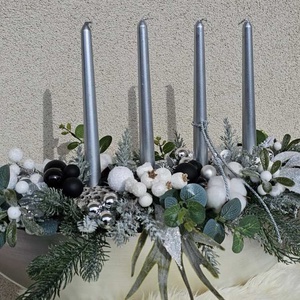  asztaldísz - karácsony - adventi díszek - adventi asztaldísz - Meska.hu