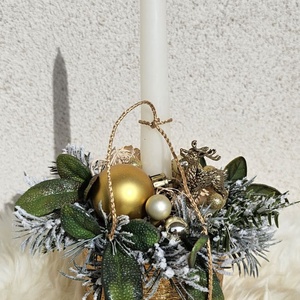  asztaldísz, Karácsony, Adventi díszek, Adventi asztaldísz, Virágkötés, MESKA