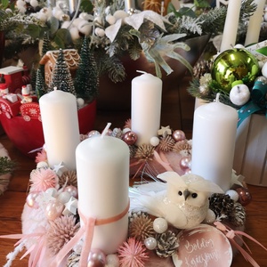  asztaldísz - karácsony - adventi díszek - adventi asztaldísz - Meska.hu