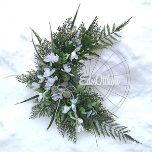 Kopogtató, Otthon & Életmód, Dekoráció, Ajtó- és ablak dekoráció, Ajtódísz & Kopogtató, Virágkötés, MESKA