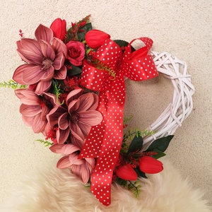 Kopogtató, Otthon & Életmód, Dekoráció, Ajtó- és ablak dekoráció, Ajtódísz & Kopogtató, Virágkötés, MESKA