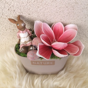 Magnólia asztaldísz - otthon & életmód - virágdekoráció - virágdíszek - asztali virágdísz - Meska.hu