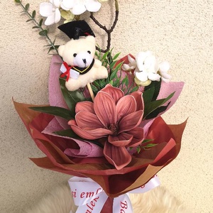 Ballagási csokor, Otthon & Életmód, Virágdekoráció, Virágok, Virágcsokor, Virágkötés, MESKA