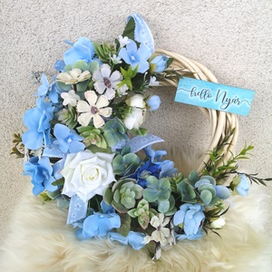 Kopogtató, Otthon & Életmód, Dekoráció, Ajtó- és ablak dekoráció, Ajtódísz & Kopogtató, Virágkötés, MESKA