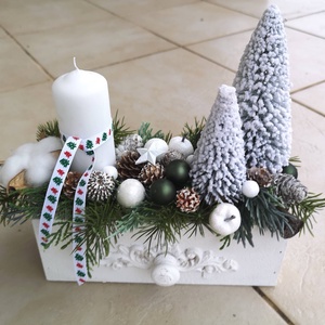  asztaldísz - karácsony - adventi díszek - adventi asztaldísz - Meska.hu