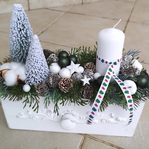  asztaldísz - karácsony - adventi díszek - adventi asztaldísz - Meska.hu