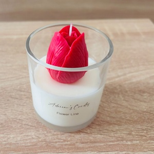 Virág gyertyák, Otthon & Életmód, Gyertya, illat, aroma, Illatviasz, Gyertya-, mécseskészítés, MESKA