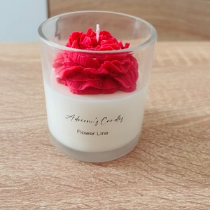 Virág gyertyák - otthon & életmód - gyertya, illat, aroma - illatviasz - Meska.hu