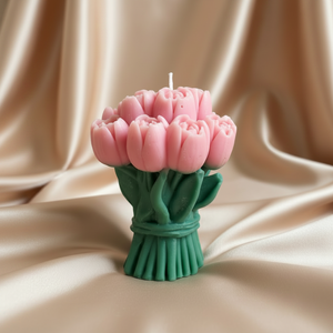 Tulipán gyertya - Meska.hu