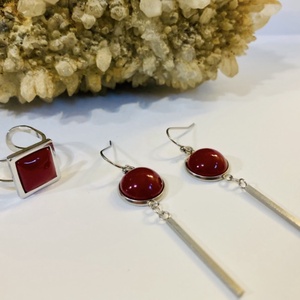 Pici piros, Ékszer, Ékszerszett, Ékszerkészítés, MESKA