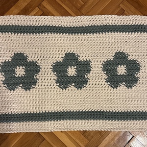 Horgolt szőnyeg, Otthon & Életmód, Lakástextil, Szőnyeg, Horgolt szőnyeg, Horgolás, MESKA