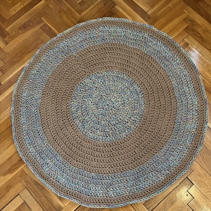 Horgolt szőnyeg, Otthon & Életmód, Lakástextil, Szőnyeg, Horgolt szőnyeg, Horgolás, MESKA