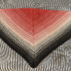 Horgolt kendő - ruha & divat - sál, sapka, kendő - kendő - Meska.hu