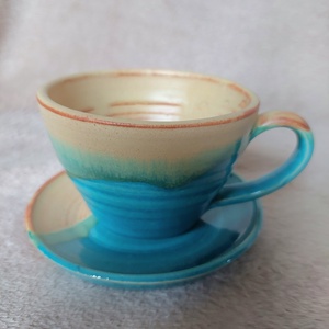 Csésze alátéttel, Otthon & Életmód, Konyhafelszerelés, tálalás, Flaska, csatos üveg, , MESKA