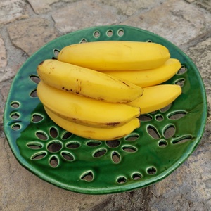 Gyümölcsös tál, Otthon & Életmód, Konyhafelszerelés, tálalás, Flaska, csatos üveg, Agyagozás, MESKA