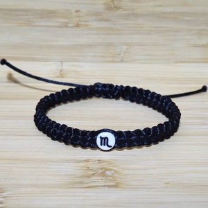 Skorpió  Horoszkópos Makramé Karkötő - Meska.hu