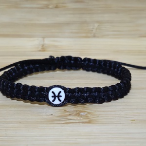 Halak  Horoszkópos Makramé Karkötő, Ékszer, Karkötő, Fonott karkötő, Csomózás, Fonás (csuhé, gyékény, stb.), MESKA