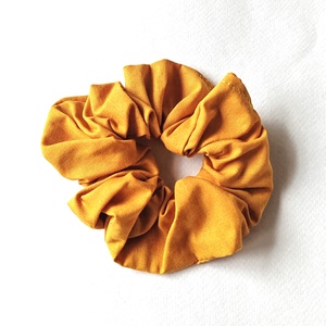  Mustársárga scrunchie, hajgumi - Meska.hu
