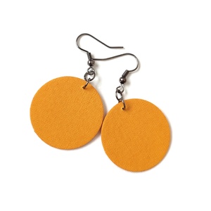 ŐSZ - Egyszínű textilfülbevaló választható színben és méretben - ősz paletta - ékszer - fülbevaló - lógó fülbevaló - Meska.hu