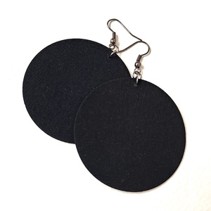 TÉL - Egyszínű textilfülbevaló választható színben és méretben- tél paletta - ékszer - fülbevaló - lógó fülbevaló - Meska.hu