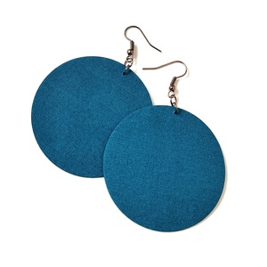 NYÁR - Egyszínű textilfülbevaló választható színben és méretben- nyár paletta - ékszer - fülbevaló - lógó fülbevaló - Meska.hu