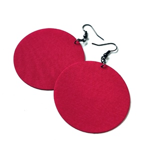 TÉL - Egyszínű textilfülbevaló választható színben és méretben- tél paletta - ékszer - fülbevaló - lógó fülbevaló - Meska.hu