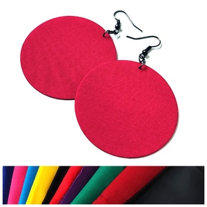 TÉL - Egyszínű textilfülbevaló választható színben és méretben- tél paletta, Ékszer, Fülbevaló, Lógó fülbevaló, Ékszerkészítés, MESKA