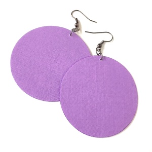 NYÁR - Egyszínű textilfülbevaló választható színben és méretben- nyár paletta - ékszer - fülbevaló - lógó fülbevaló - Meska.hu